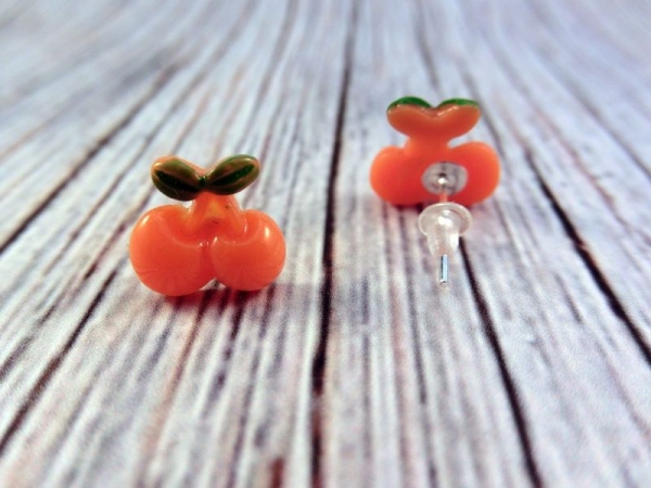 Kirsch Ohrstecker Cherry Sweet Frucht Obst Cherie